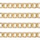 DQ Metal belcher chain curb links 13mm Gold